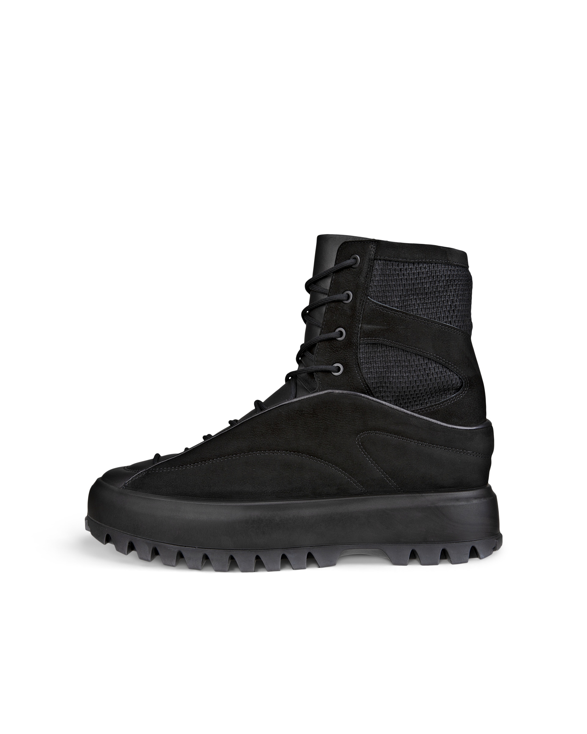 Botas de nobuk ECCO® Street Ace RAL7000 para hombre - Negro - Outside