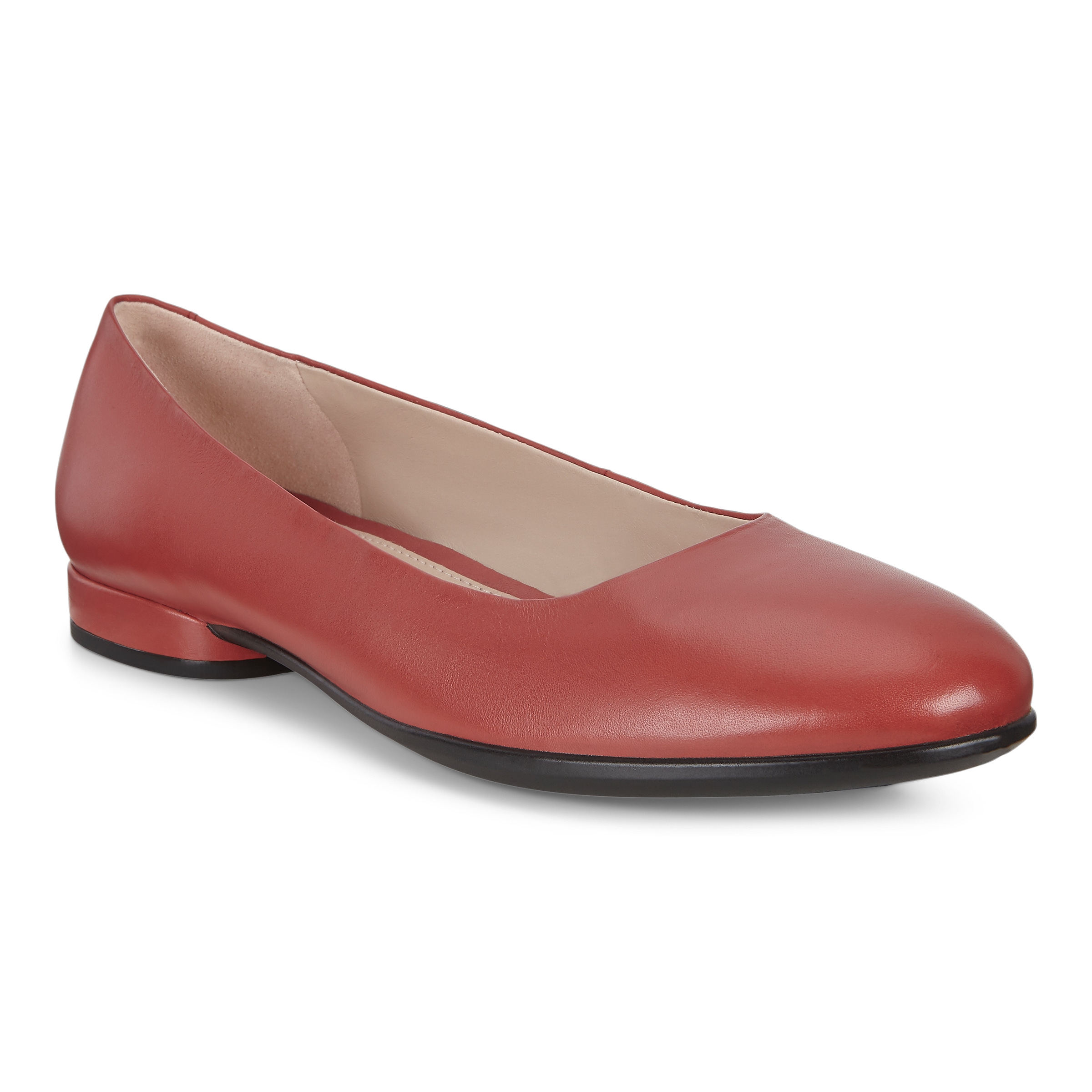 ECCO Anine Women's Ballerina Shoes - Red - Main