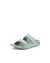 ECCO® Cozmo sandale en nubuck deux brides pour femme - Vert - Main