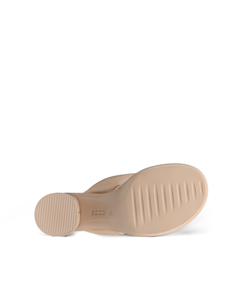 Sandalias de piel con tacón ECCO® Sculpted Sandal LX 55 para mujer - Marrón - Sole