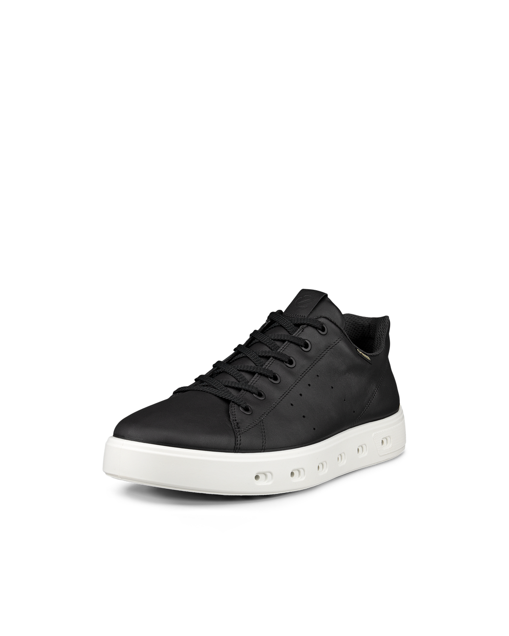 Men's ECCO® Street 720 Leather Gore-Tex Sneaker - Black - Main