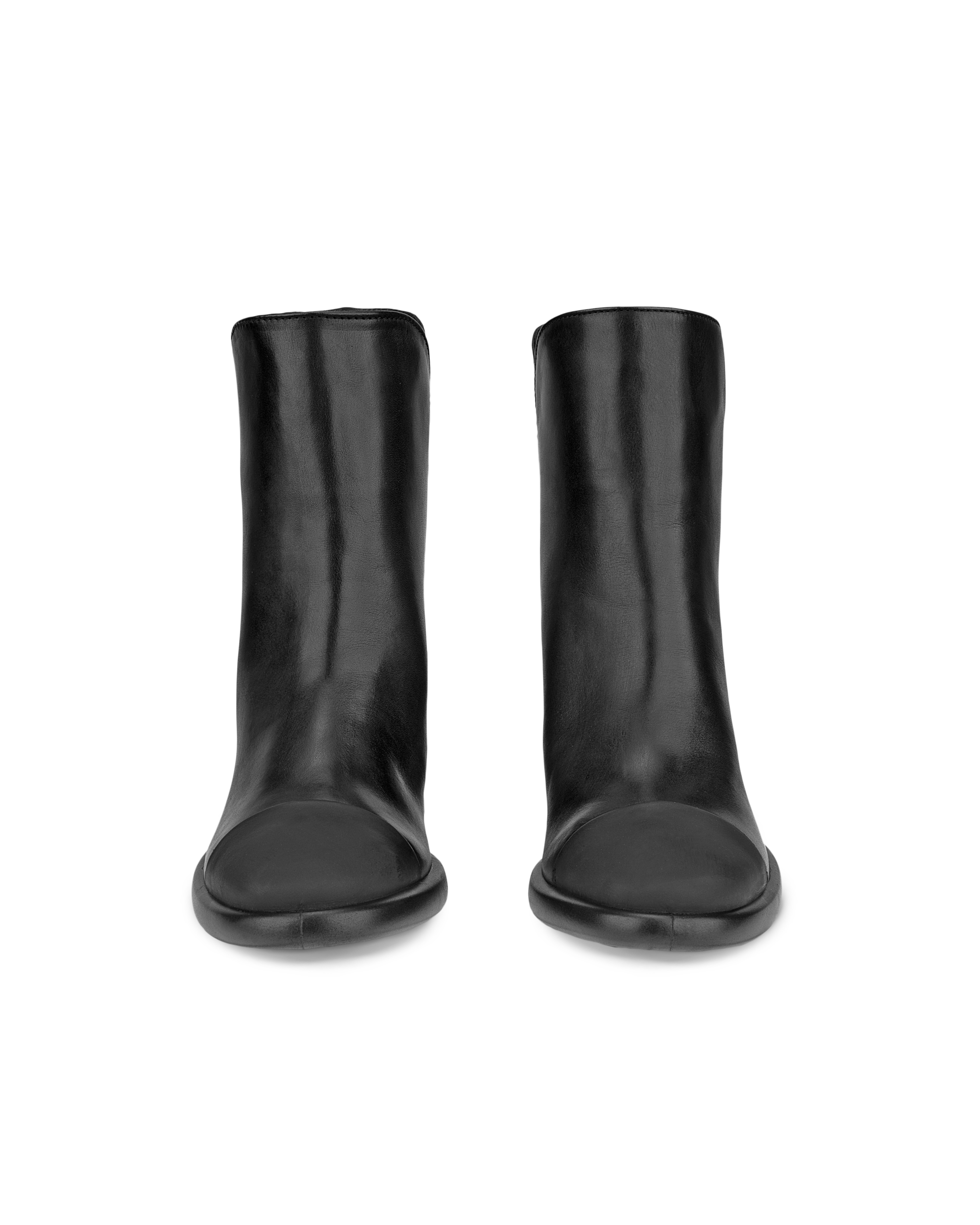 Women's ECCO® Sculpted LX 55 Leather Mid-Cut Boot - Black - Front pair