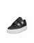 Women's ECCO® Street Platform Leather Sneaker - Black - Main