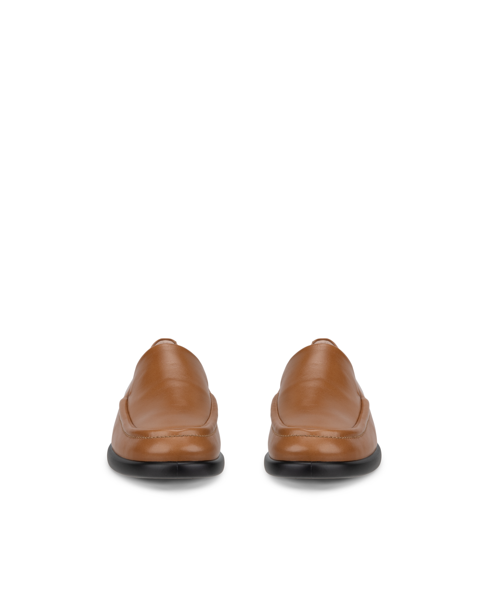 여성용 ECCO® Sculpted LX 가죽 모카신 - Brown - Front pair