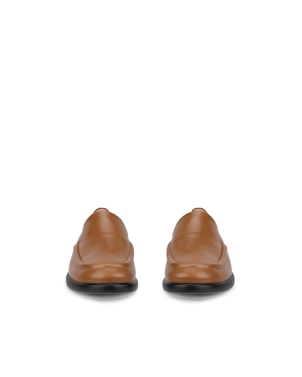 Ecco moccasin brown online