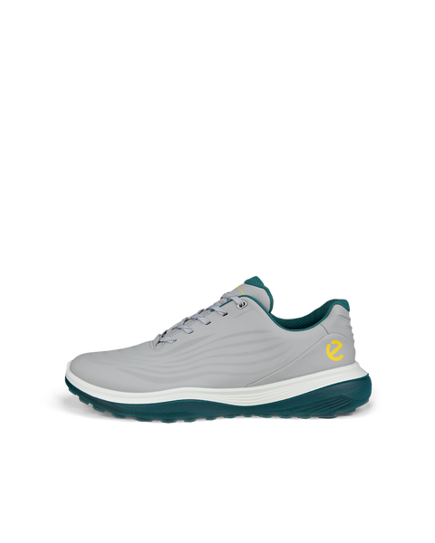 Zapatos golf impermeable de piel ECCO® Golf LT1 para hombre - Gris - Outside