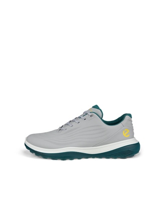 ECCO Golf LT1 メンズ レザーウォータープルーフゴルフシューズ - Grey - Outside