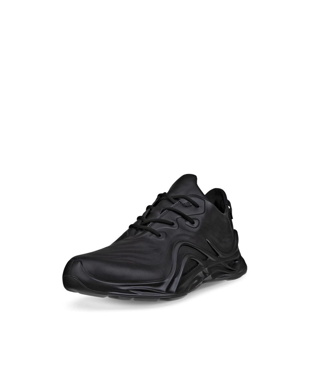 Men's ECCO® BIOM Infinite Leather Sneaker - Black - Main