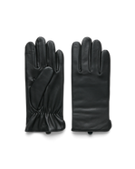 ECCO® Gants en cuir pour homme - Noir - Main