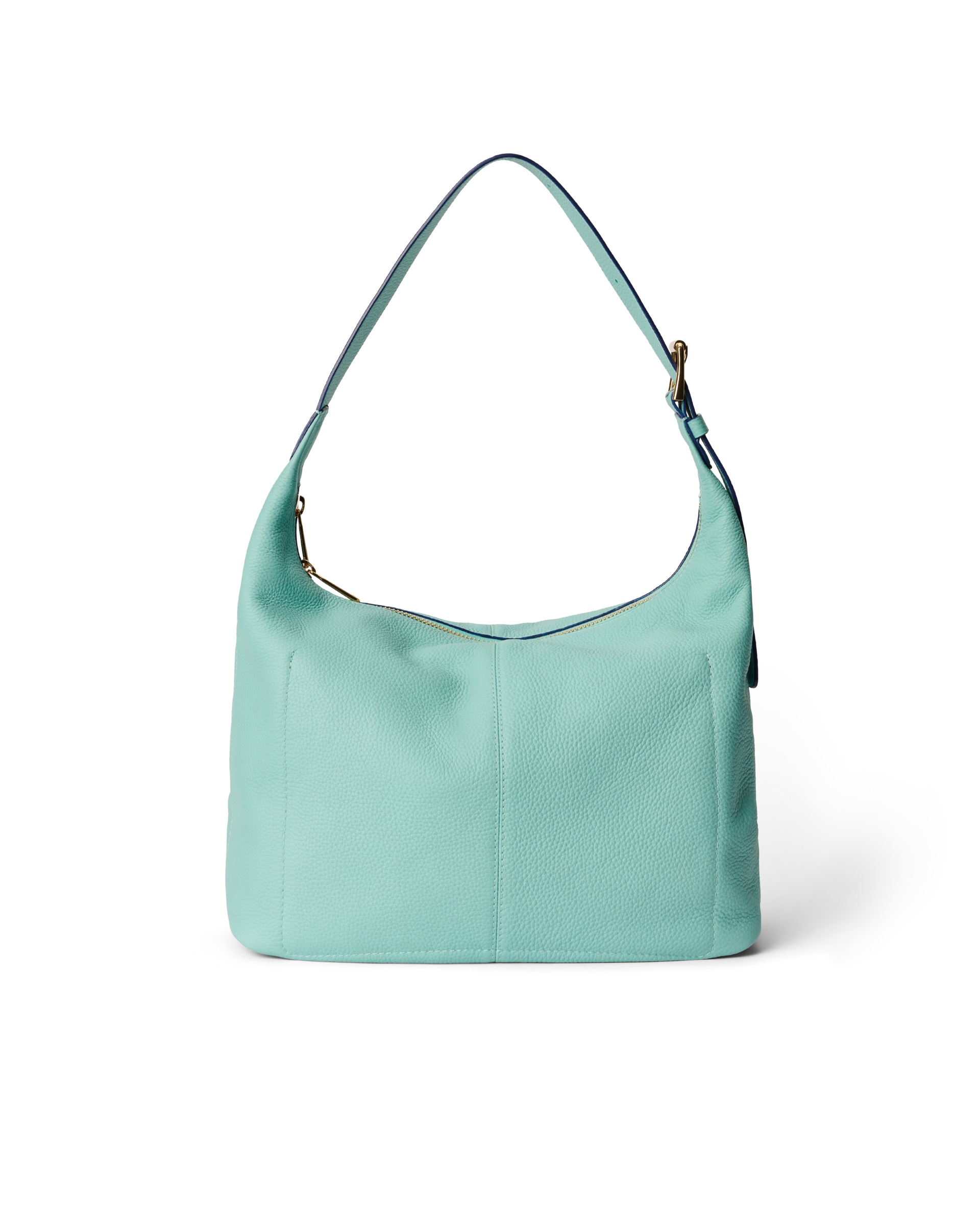 ECCO Hobo M Soft Pebbled Leather - Azul - Back