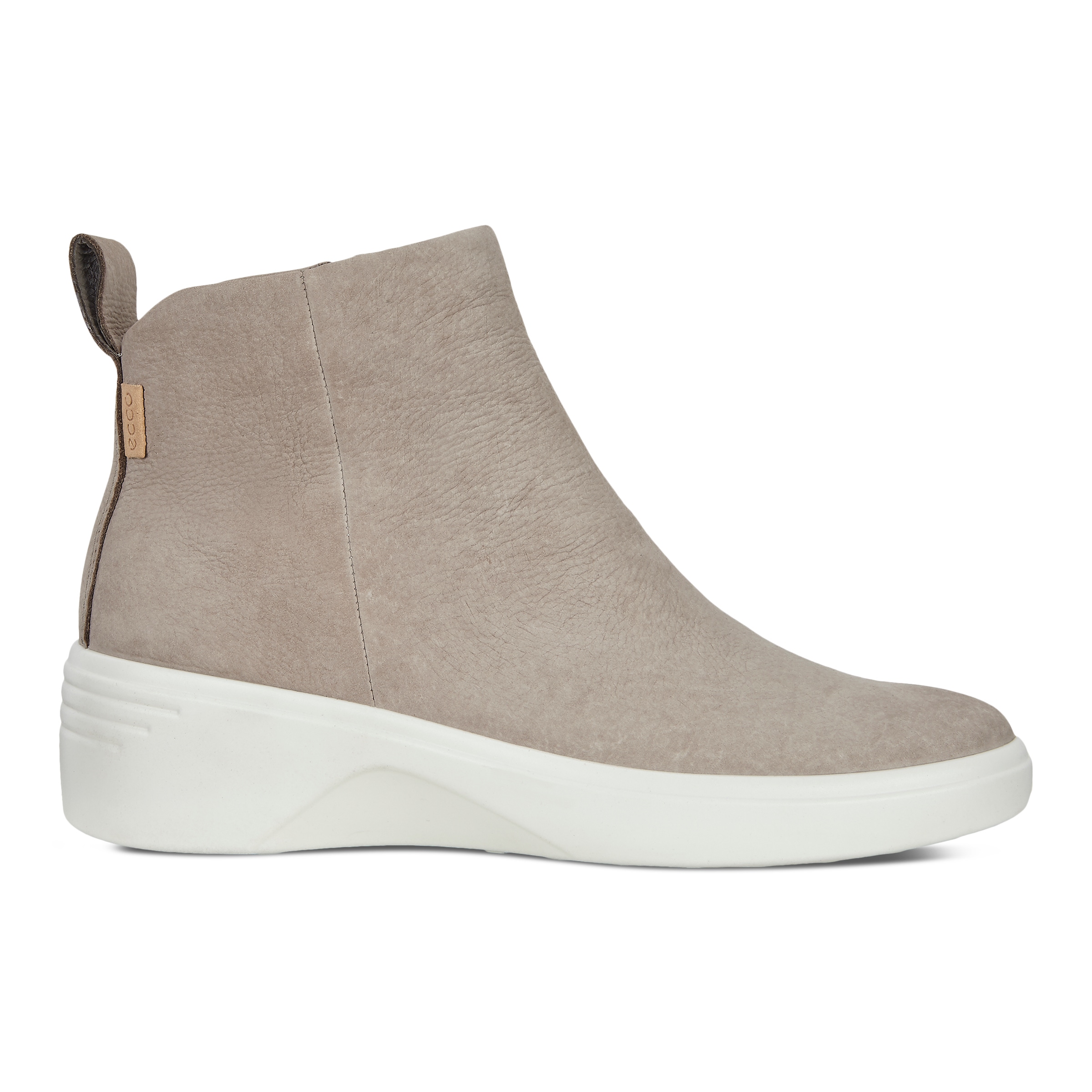 ECCO Soft 7 Wedge Boot - Grey - Outside