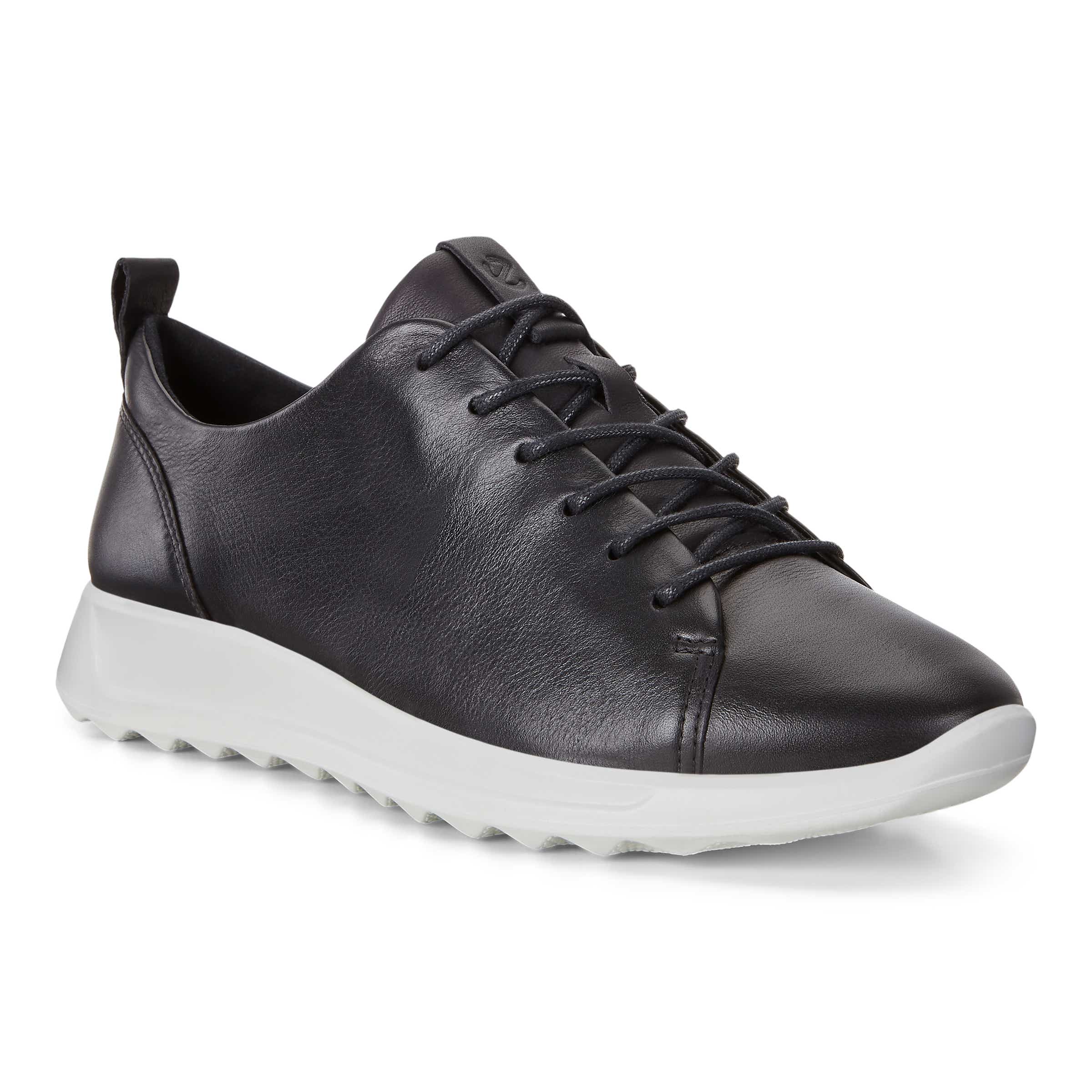 ECCO Flexure Runner ウィメンズ レザースニーカー - ブラック - Main