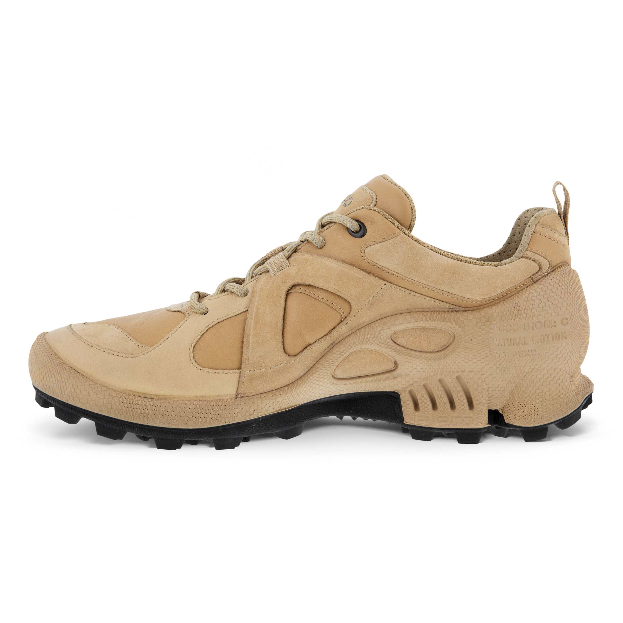 ECCO BIOM C Trail Low メンズ レザーアウトドアスニーカー - ベージュ - Inside