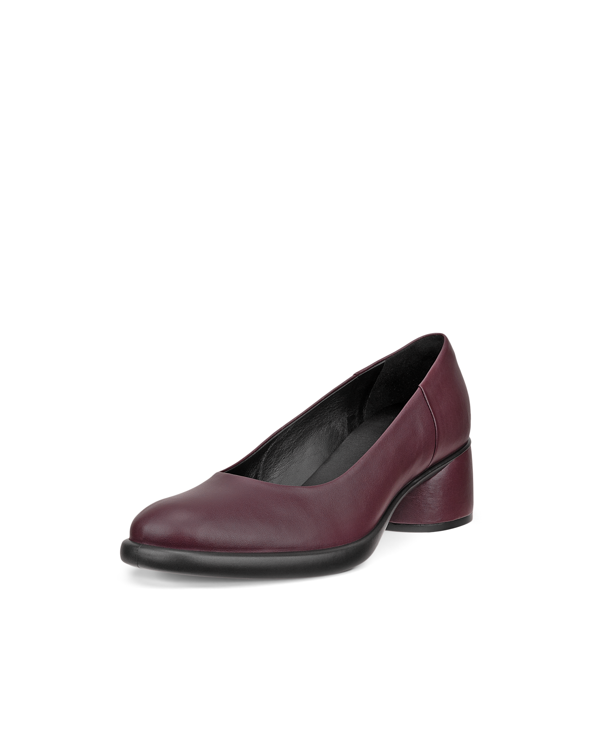 ECCO® Sculpted LX 35 escarpins en cuir à talon carré pour femme - Violet - Main