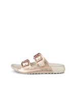 ECCO Cozmo Sandal ウィメンズ レザー2ストラップサンダル - White - Outside