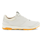 Women's ECCO® Golf Biom Hybrid 3 Leather Shoe - White - Outside