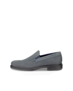 Men's ECCO® Helsinki 2 Nubuck Loafer - Grey - Outside