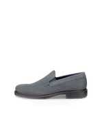 Men's ECCO® Helsinki 2 Nubuck Loafer - Grey - Outside