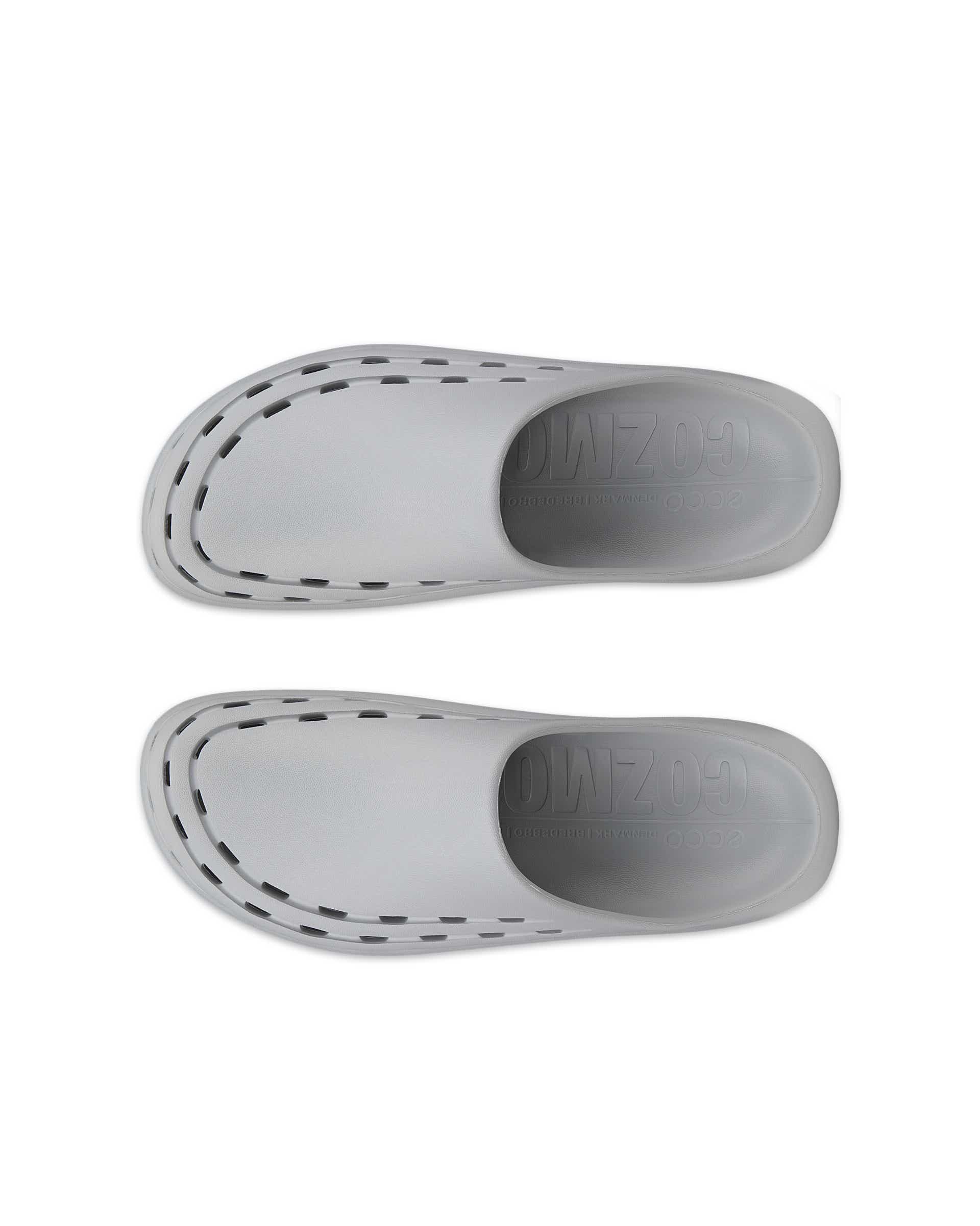 Unisex ECCO® Cozmo Slide Slider - Grey - Top left pair