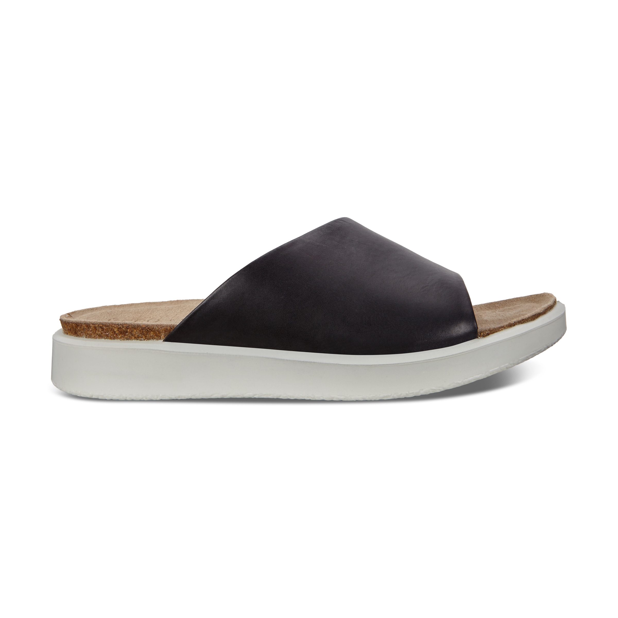 ECCO Corksphere Women's Slip-on Sandals - Black - Outside