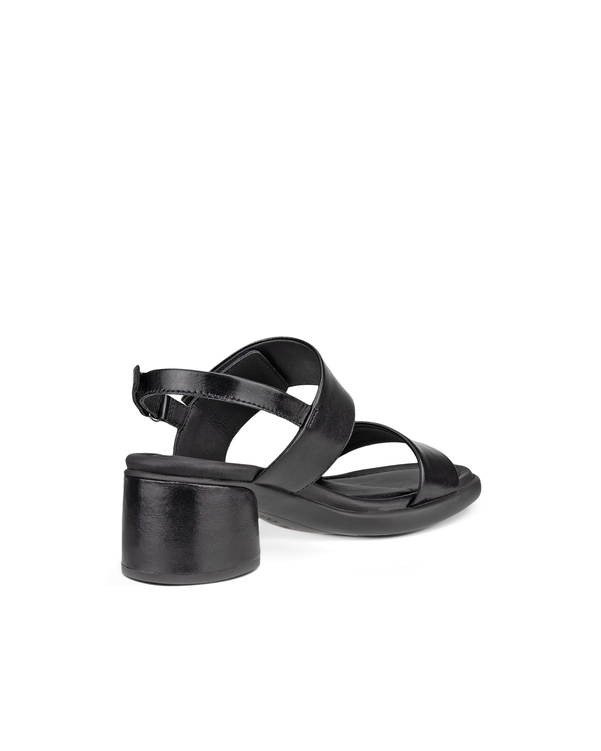 ECCO® Sculpted Sandal LX 35 sandale à talon en cuir pour femme - Noir - Back