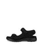 Women's ECCO® Offroad Nubuck Sandal - Black - Outside