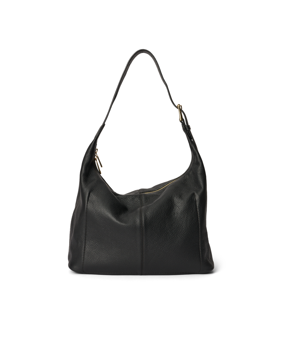 Bolso hobo de piel ECCO® Hobo - Negro - Back