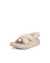 Women's ECCO® Cozmo PF Leather Sandal - Beige - Main