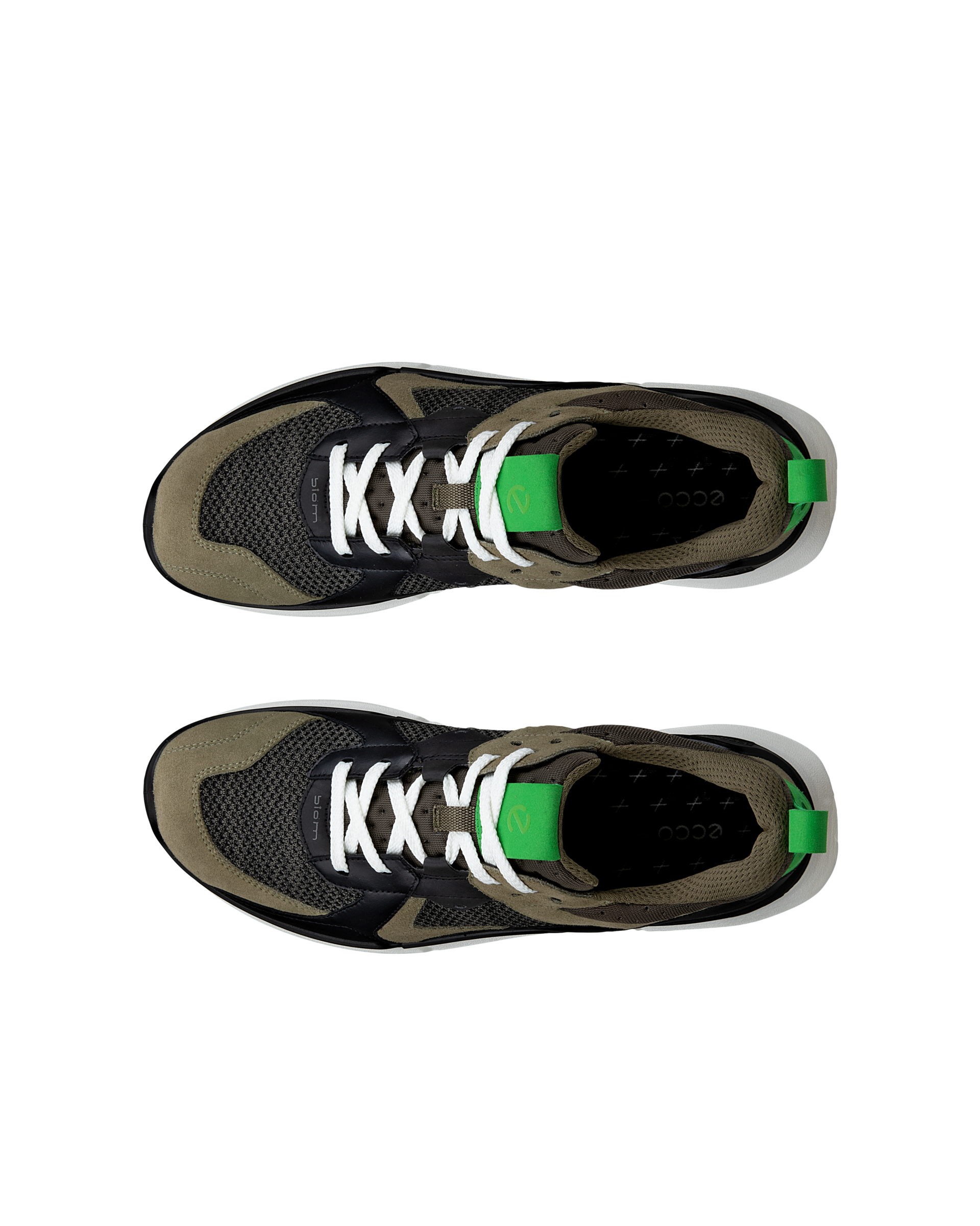 Zapatillas de ante ECCO® Biom 2.0 para hombre - Verde - Top left pair