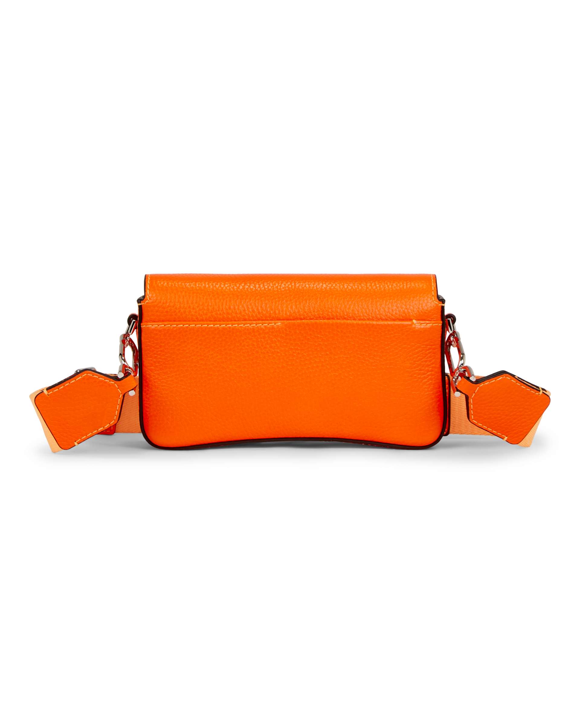 ECCO® Pebbled sac bandoulière en cuir - Orange - Back