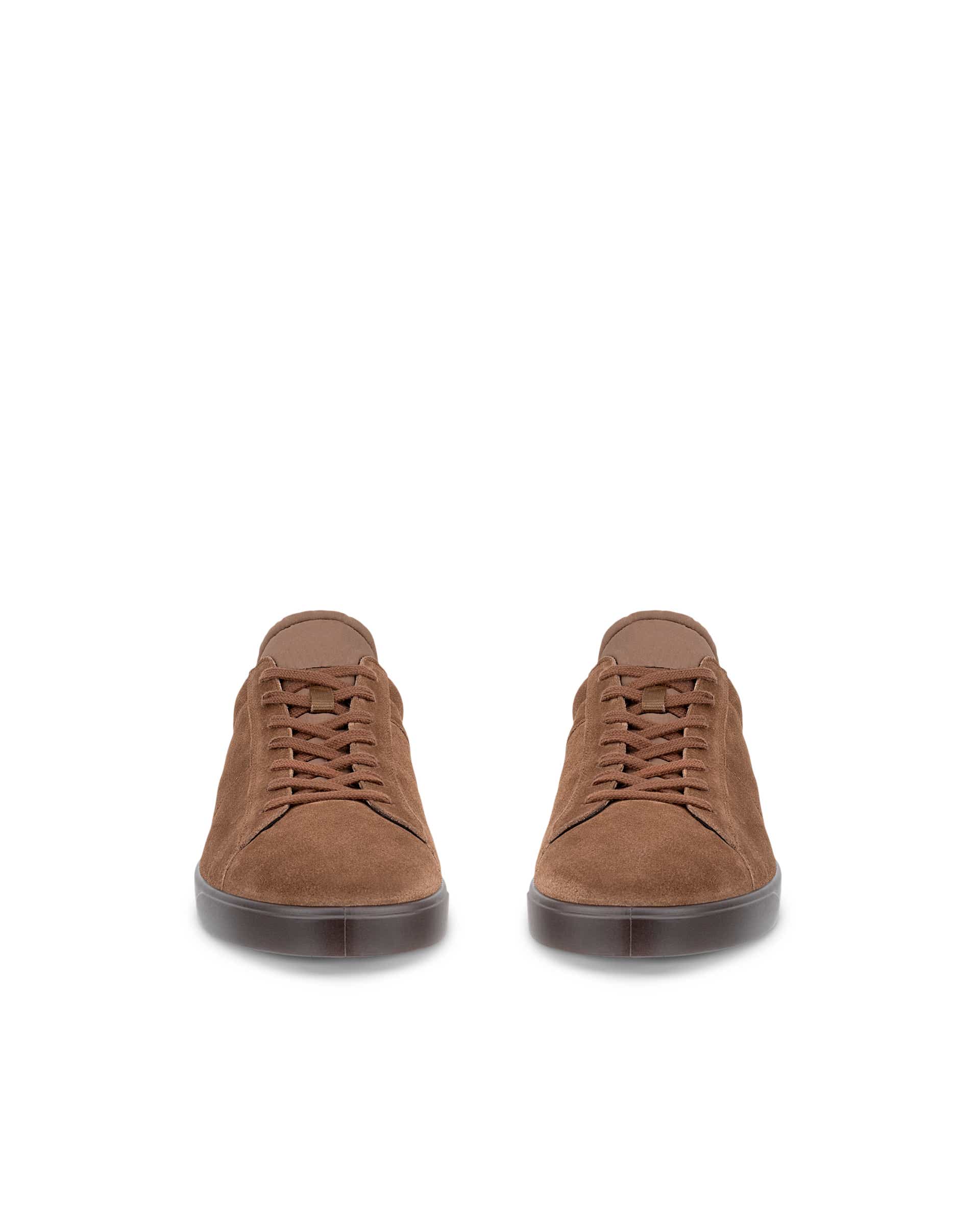 Pánské velurové tenisky ECCO® STREET LITE - Hnědá - Front pair