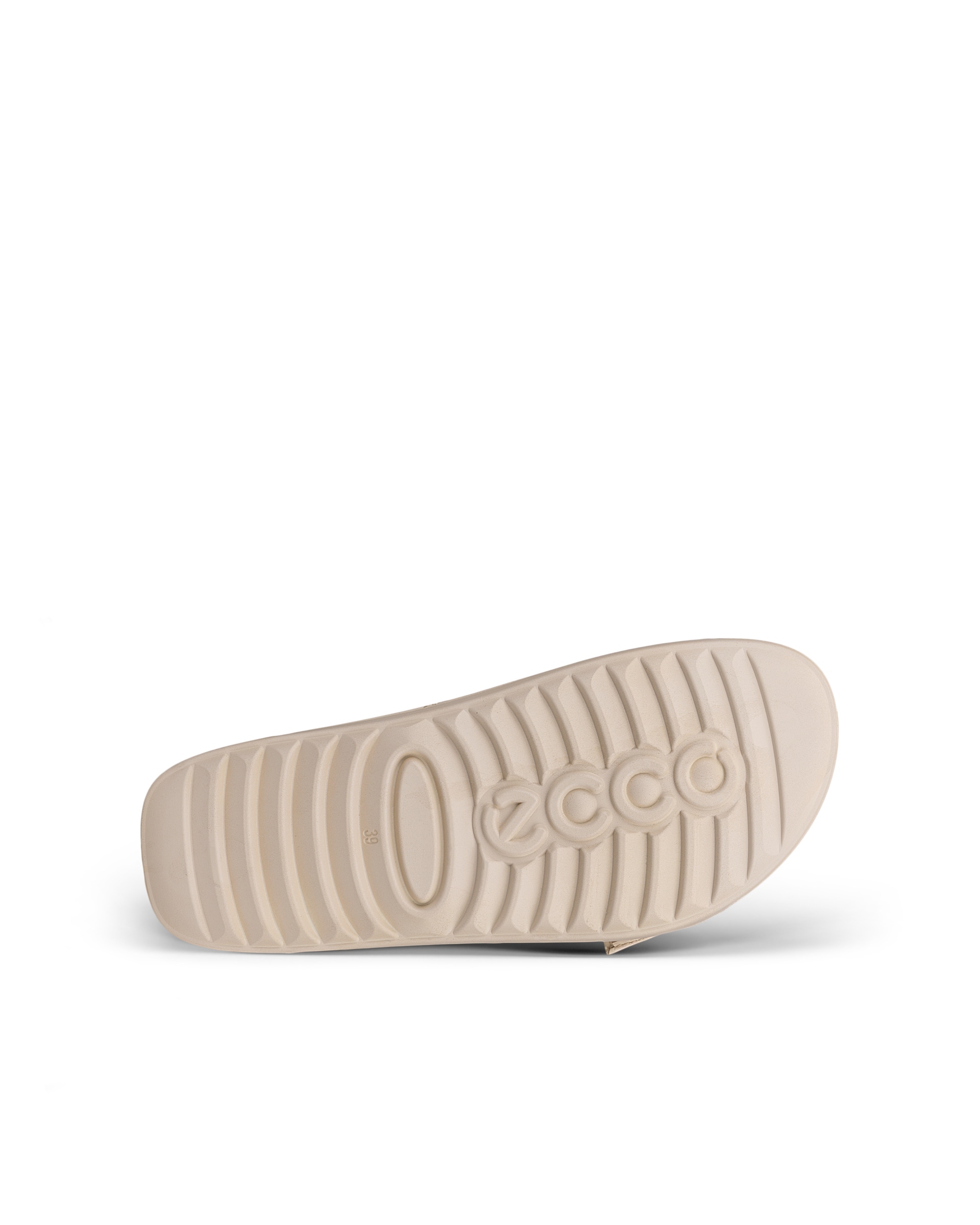 Women's ECCO® Cozmo PF Leather Sandal - Beige - Sole