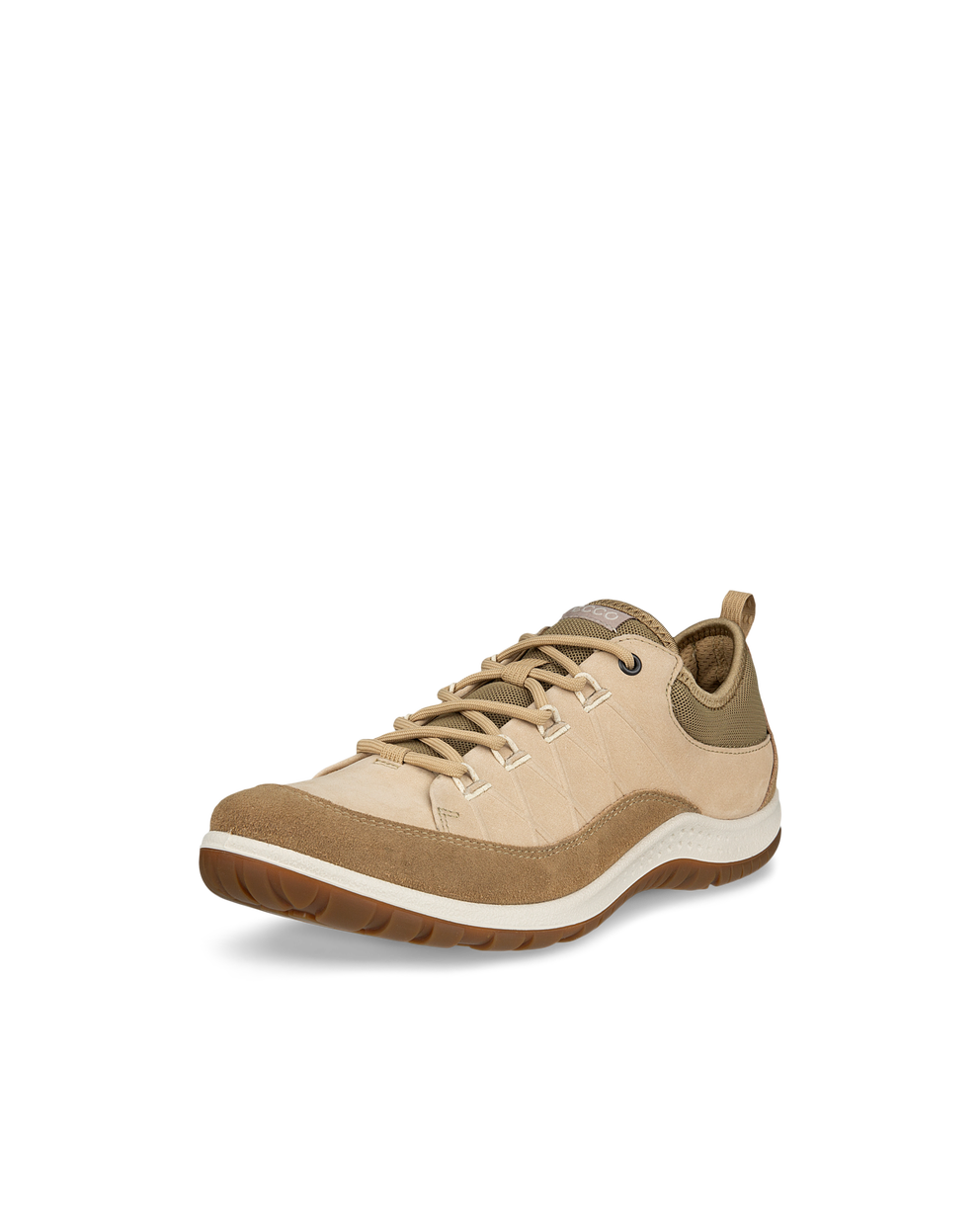 Women's ECCO® Aspina Suede Sneaker - Brown - Main