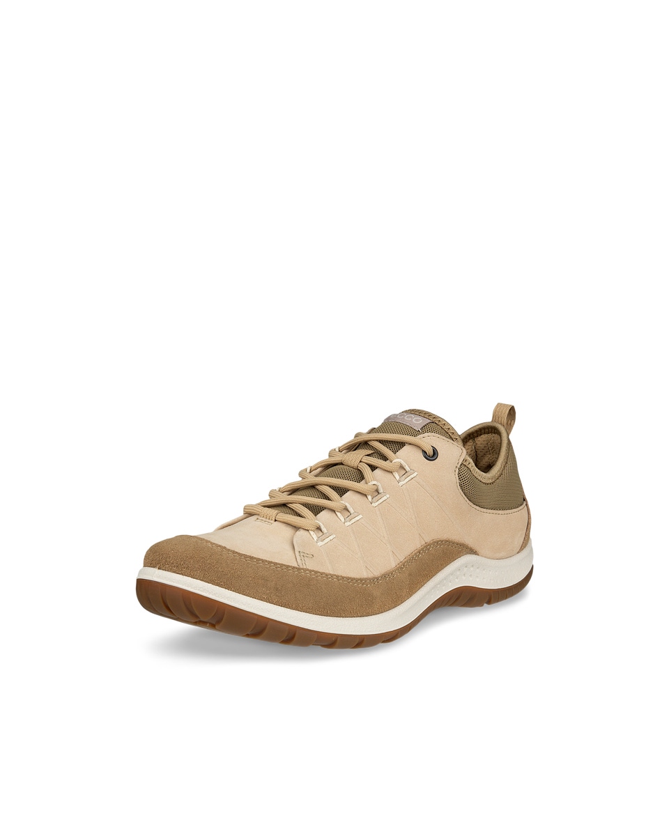 Women s ECCO Aspina Suede Sneaker Brown