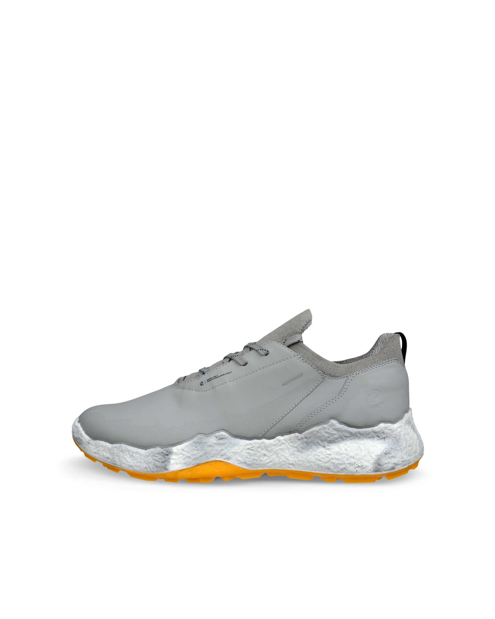 Pánská kožená golfová voděodolná obuv ECCO® Golf BIOM H5 - Šedá - Outside