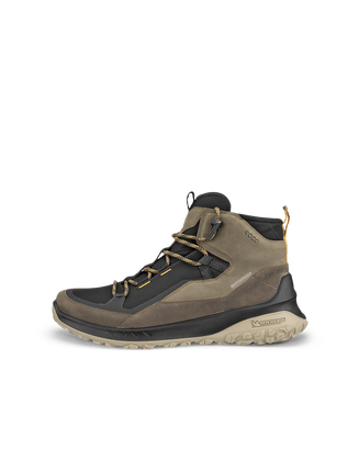 Men's ECCO® ULT-TRN Nubuck Waterproof Hiking Boot - Green - Outside