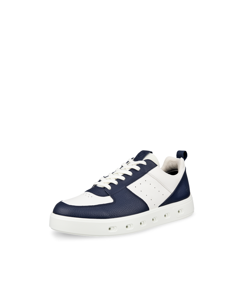 ECCO® Street 720 baskets en cuir Gore-Tex pour homme - Bleu - Main