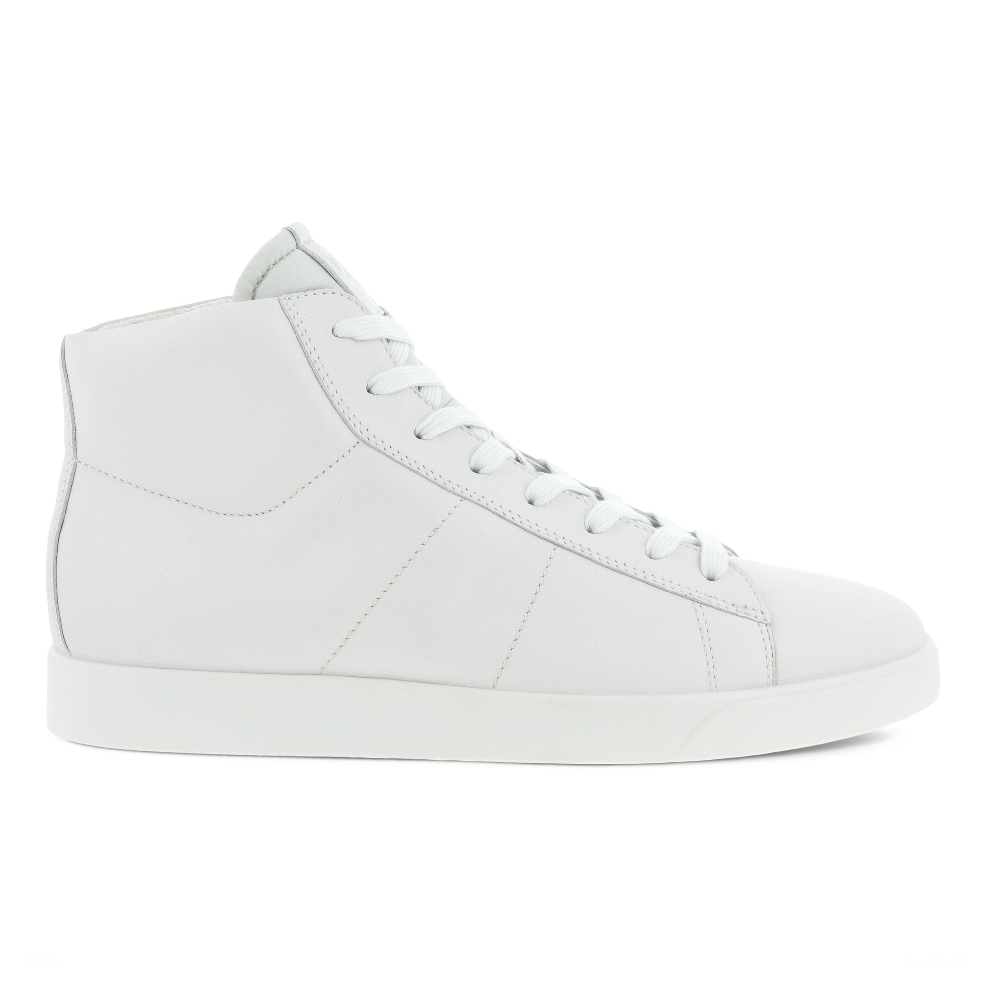 ECCO® Street Lite baskets montante en cuir pour homme - Blanc - Outside