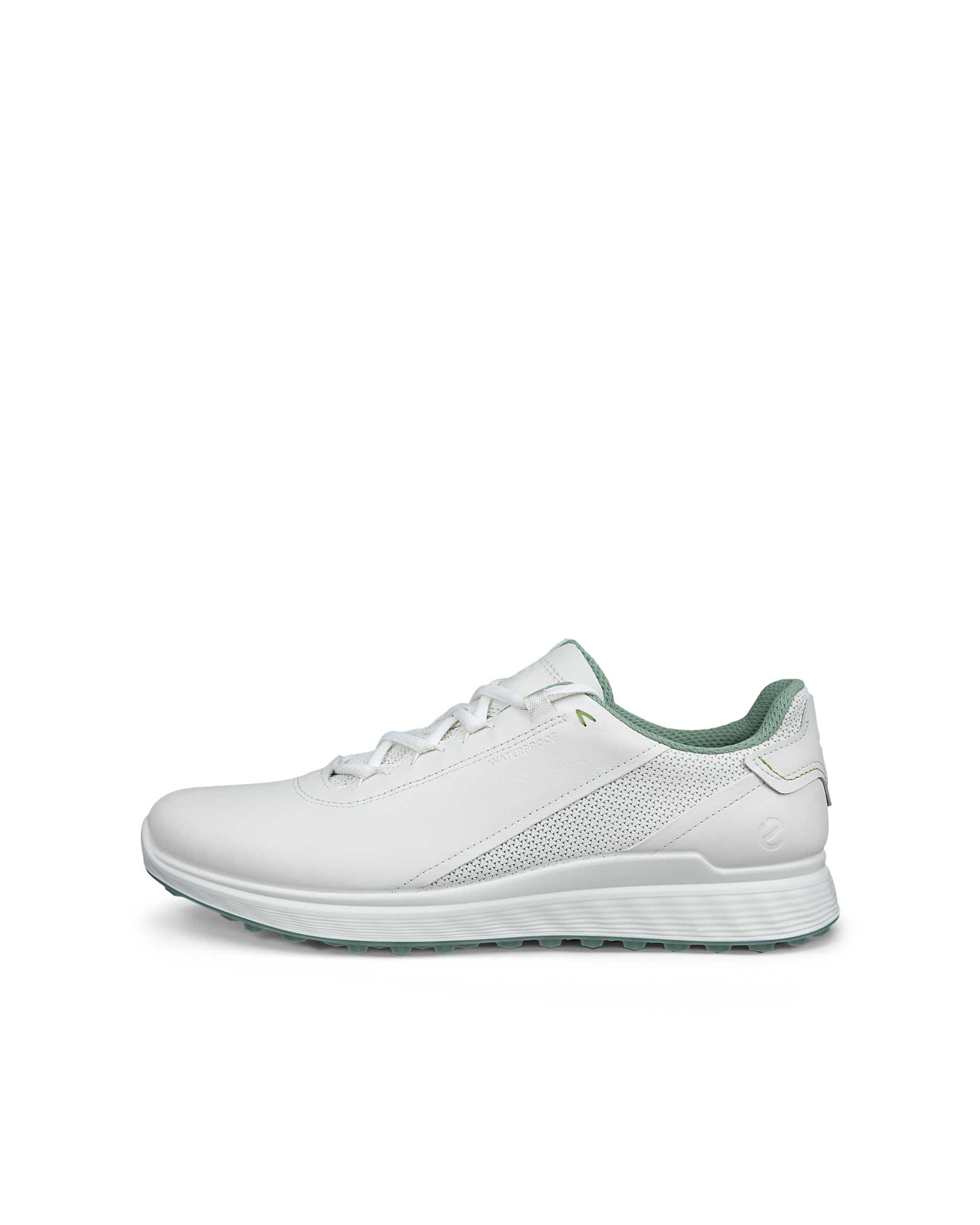 Zapatos golf impermeable de piel ECCO® Golf S-Casual para hombre - Blanco - Outside