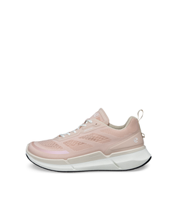 Women's ECCO® Biom 2.0 Low Breathru Textile Sneaker - Pink - Outside