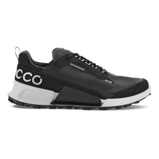 Men's ECCO® Biom 2.1 X Mountain Nubuck Waterproof Hiking Sneaker - Black - Outside