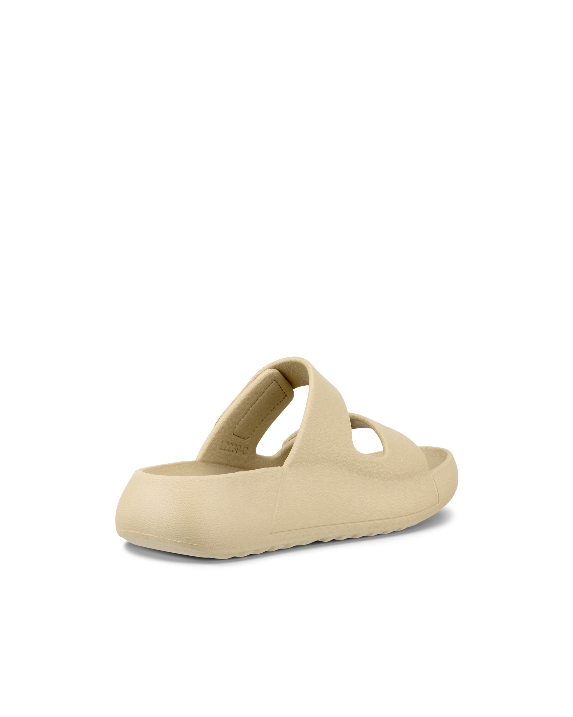 Unisex ECCO® Cozmo E Two-Strap Sandal - Beige - Back