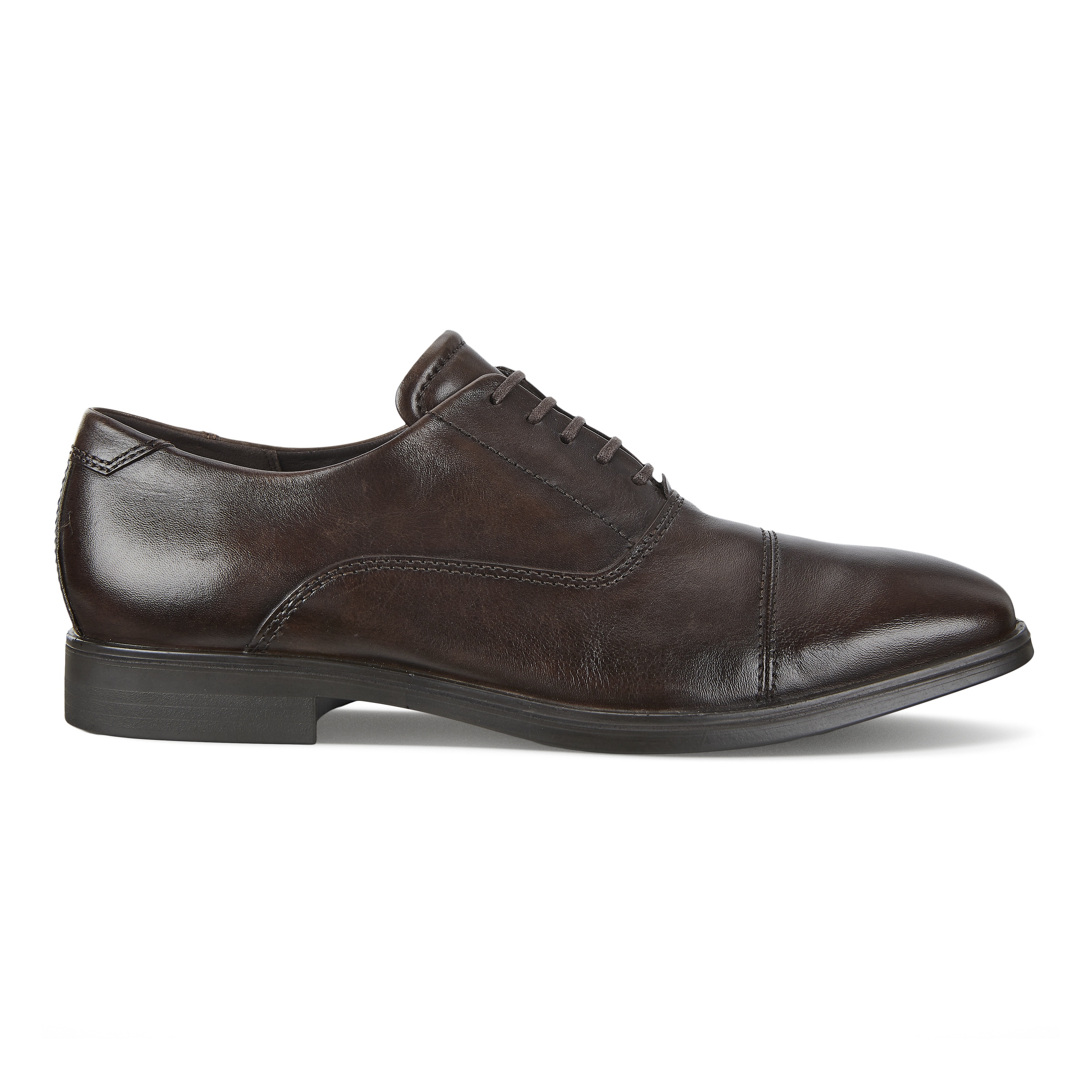 ECCO Melbourne メンズ レザードレスシューズ - Brown - Outside