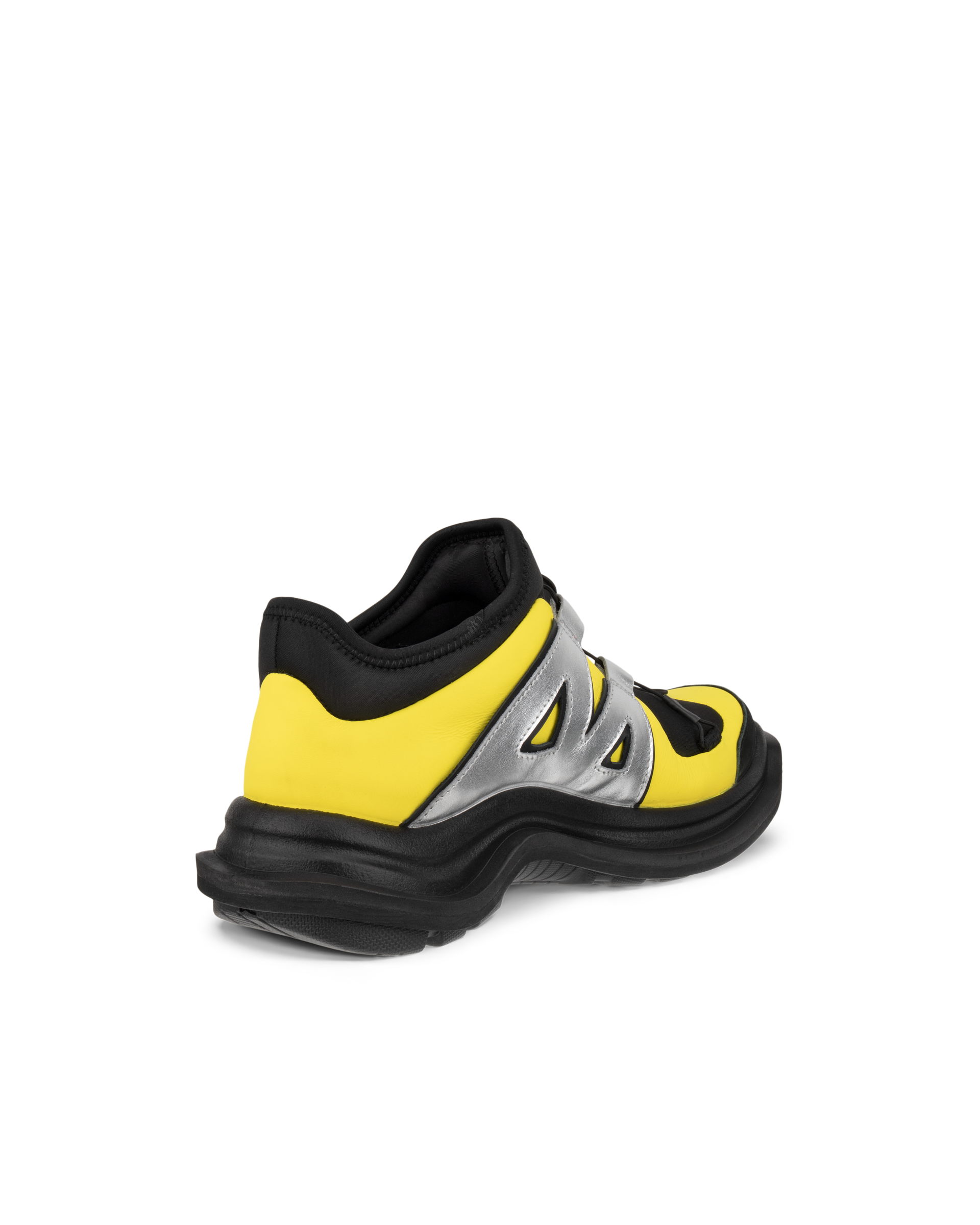 Women's ECCO® Offroad Leather Sneaker - Yellow - Back