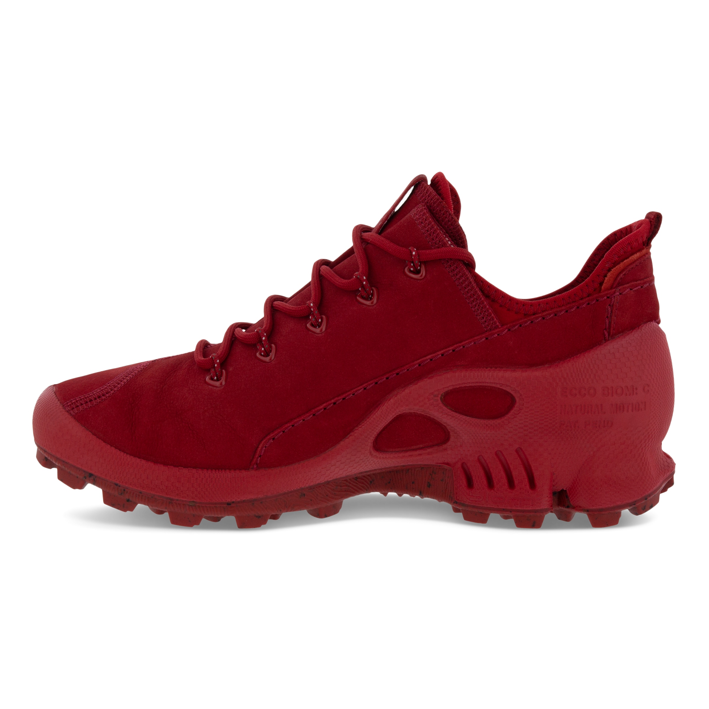 ECCO BIOM C Trail ウィメンズ レザーアウトドアスニーカー - レッド - Inside