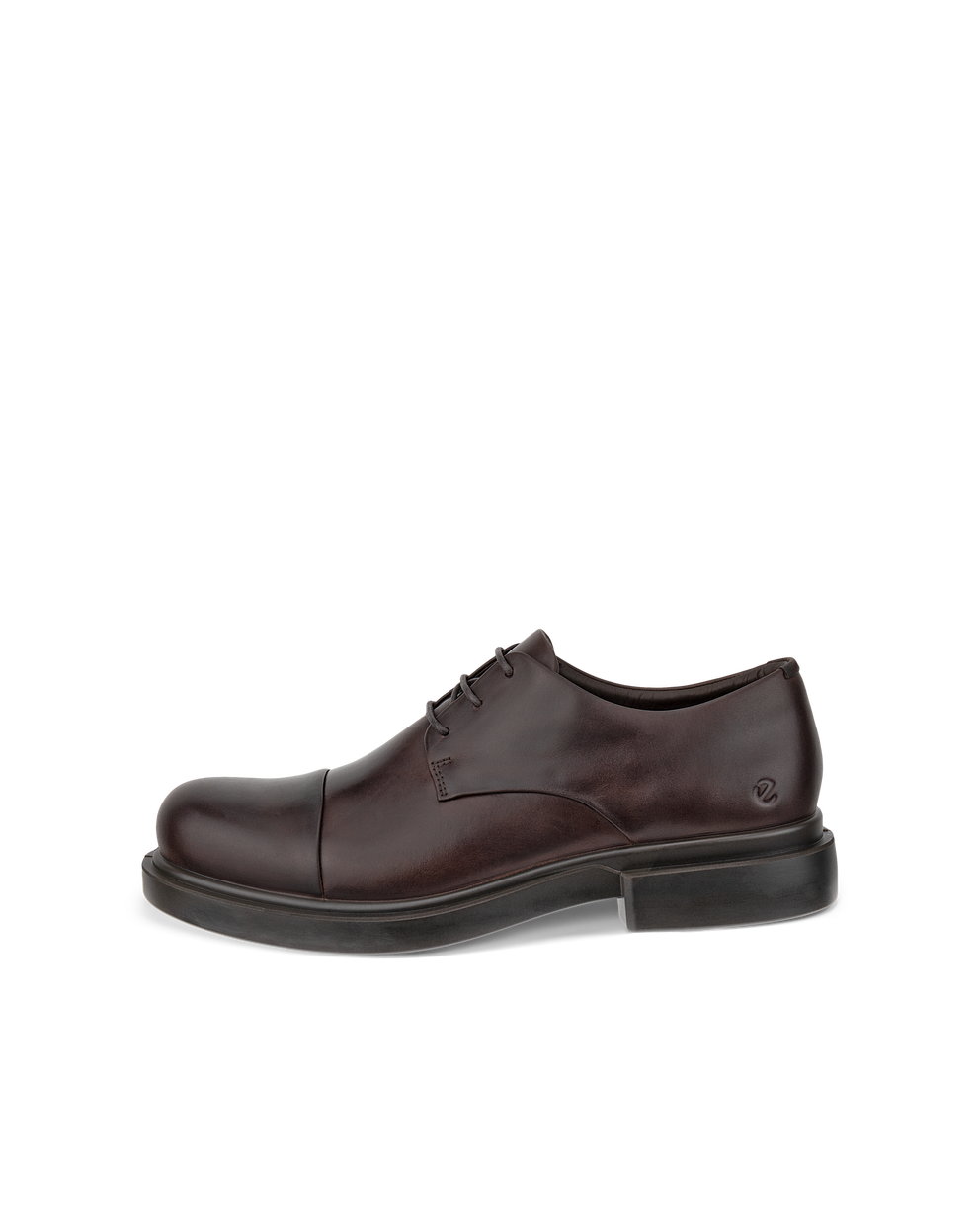 ECCO Metropole Seoul derbies cuir pour hommes - Brun - Outside