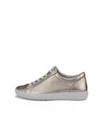 Women's ECCO® Soft 7 Leather Sneaker - Metallics - Outside