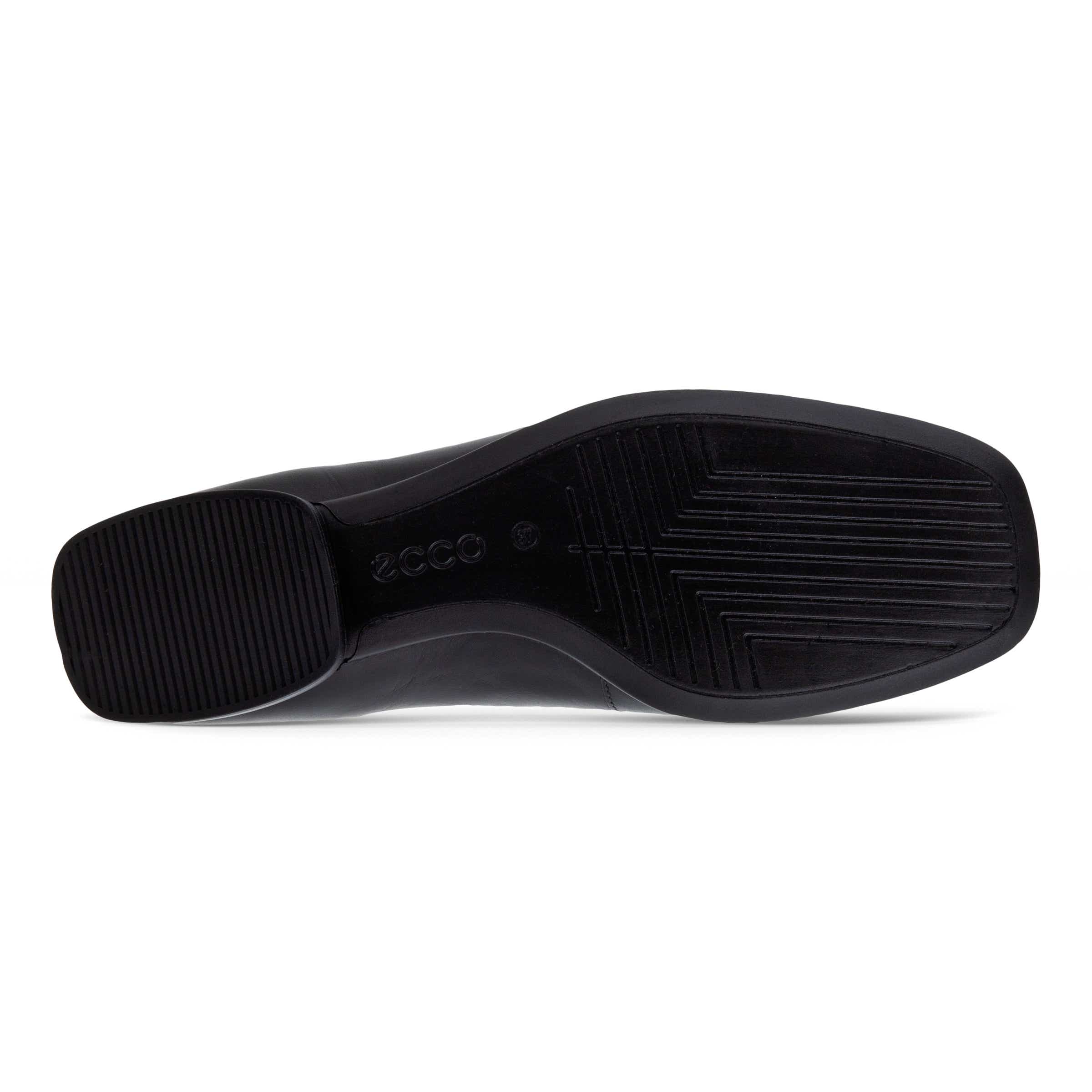 Bailarinas de piel ECCO® Anine Squared para mujer - Negro - Sole