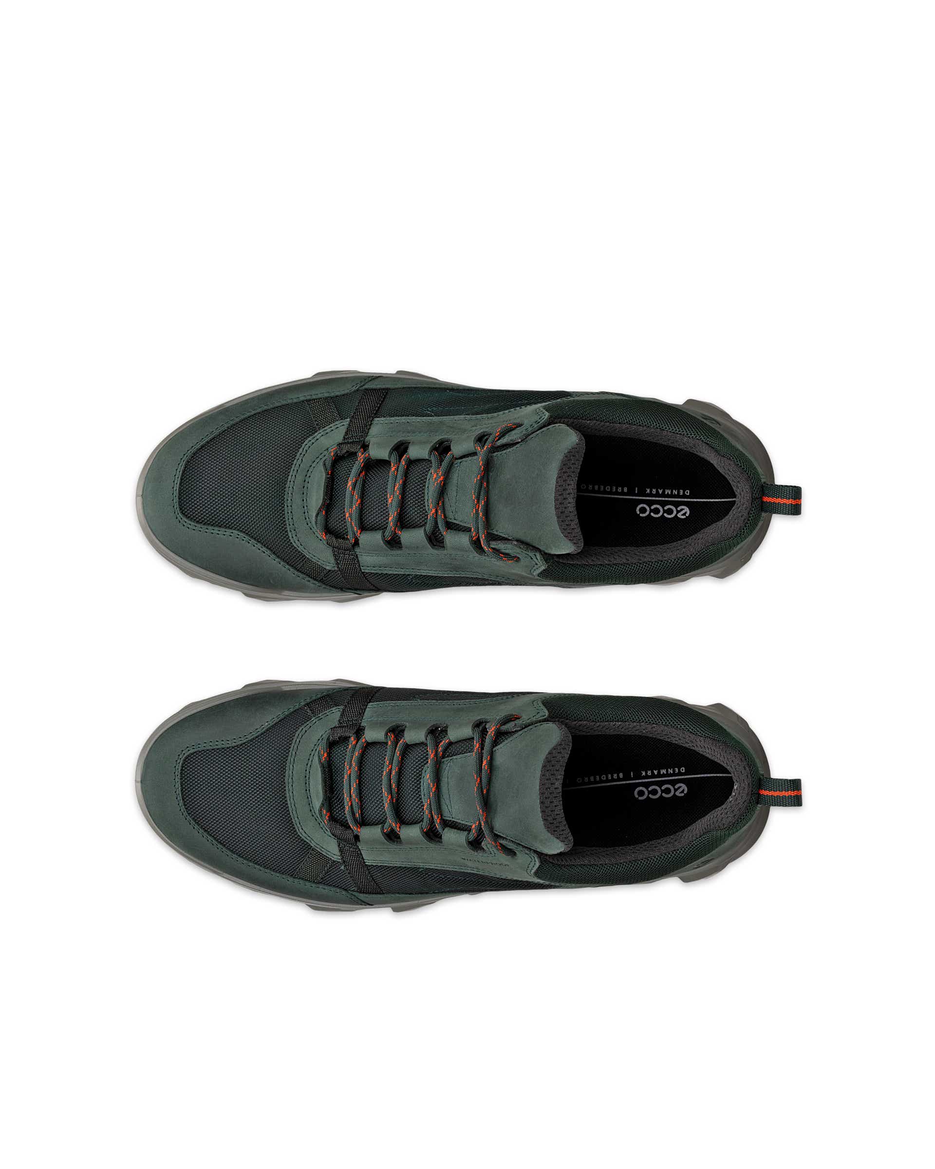 Pánske outdoorové nubukové tenisky ECCO® MX - Zelená - Top left pair