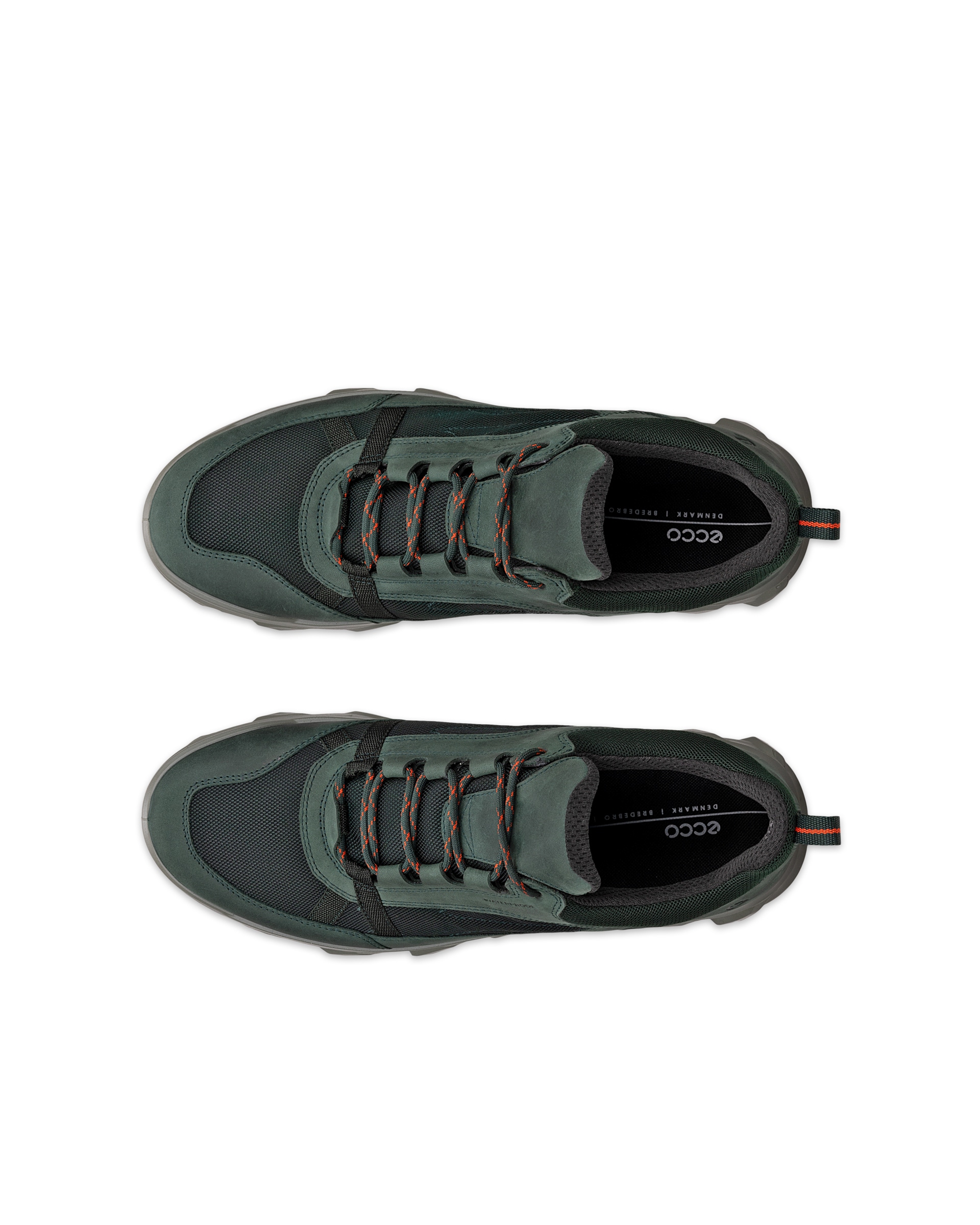 Pánske outdoorové nubukové tenisky ECCO® MX - Zelená - Top left pair